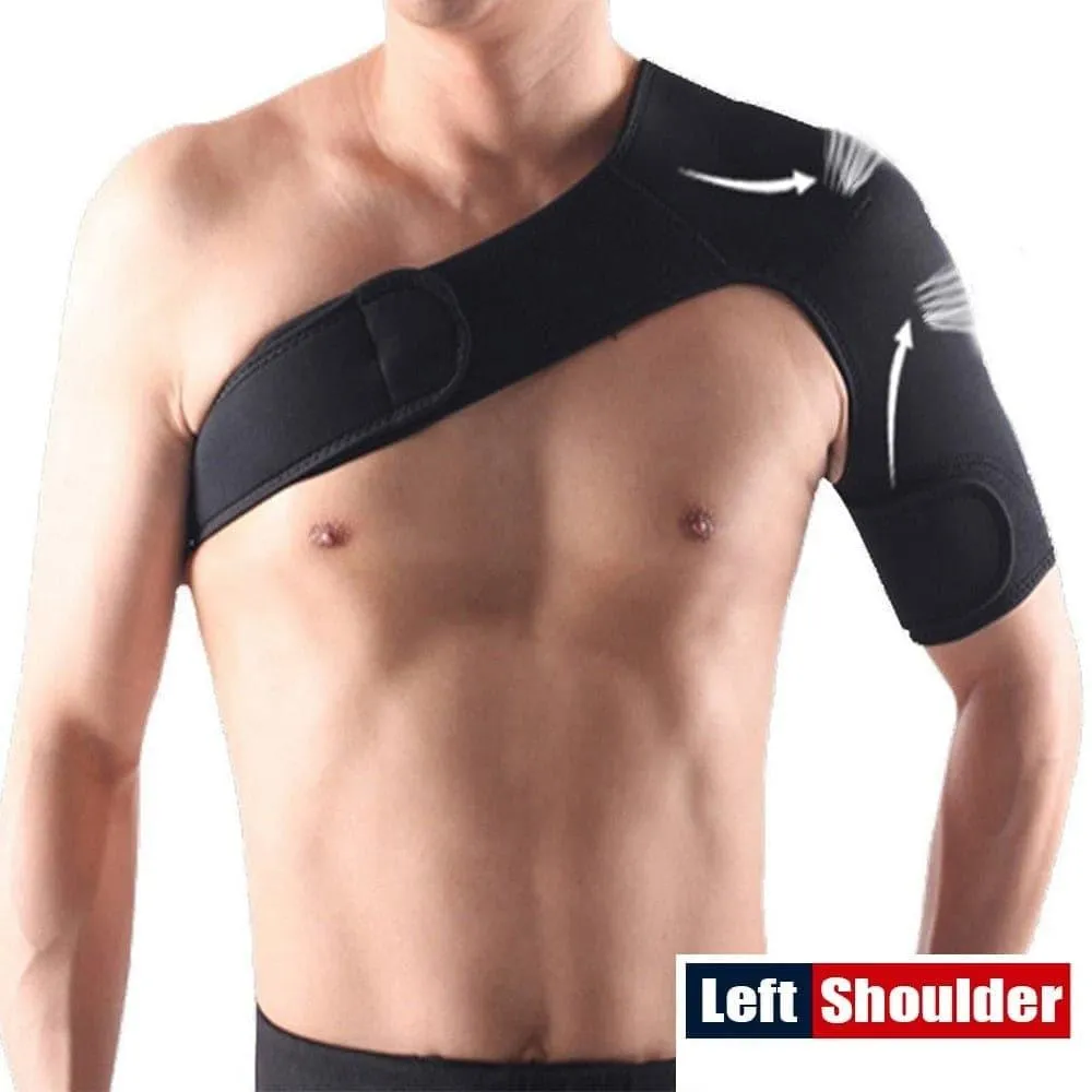 Adjustable Single Shoulder Support Belt Gym Sports Care UK