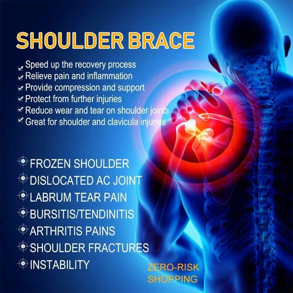 Adjustable Single Shoulder Support Belt Gym Sports Care UK