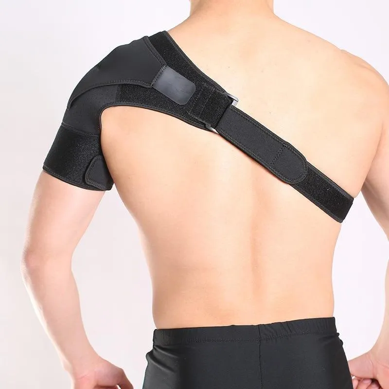 Adjustable Single Shoulder Support Belt Gym Sports Care UK