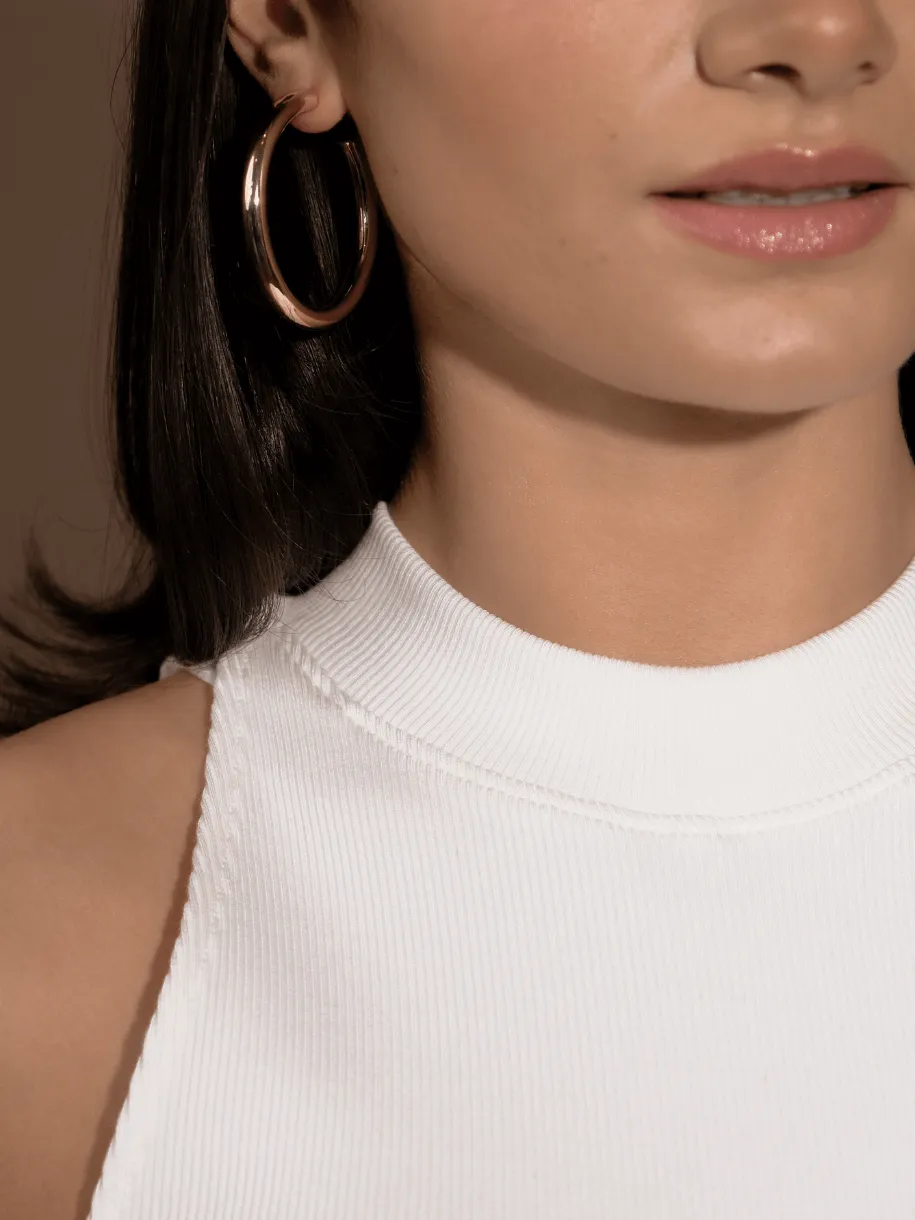 Alexa Gold Hoops