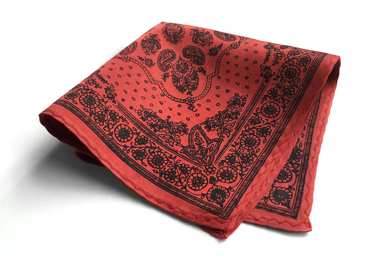 Bandana Print Pocket Square