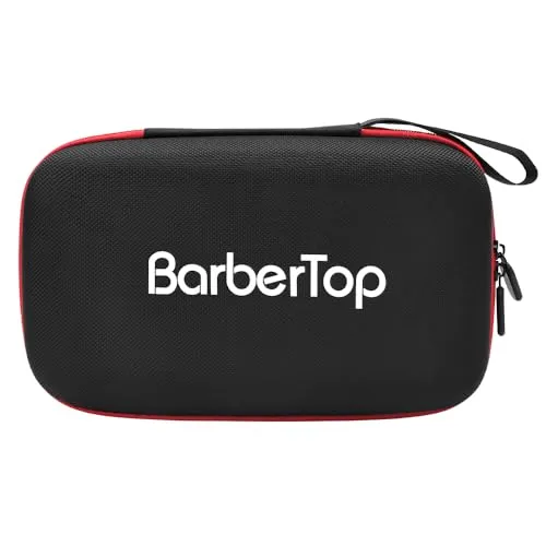 Barber Tool Bag,Case Compatible with Hair Clipper Barber, Clipper Bag for Barbers,Travel Storage Organizer for Comb Cutting Guide, Clipper Blade Oil, Cleaning Brush and Other Grooming Kit (Small)