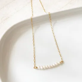 Be Uniquely You- Pearl Choker in Gold, Silver, or Rose Gold (15.5 inches)