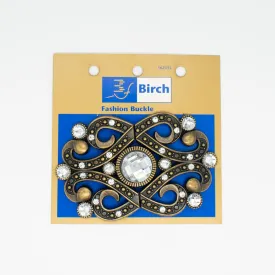 Birch Metal Decor Fashion Buckle Design-11 Vintage Floral