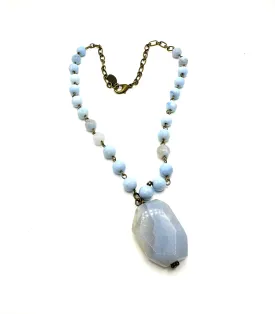 Blue Jasper Short Necklace