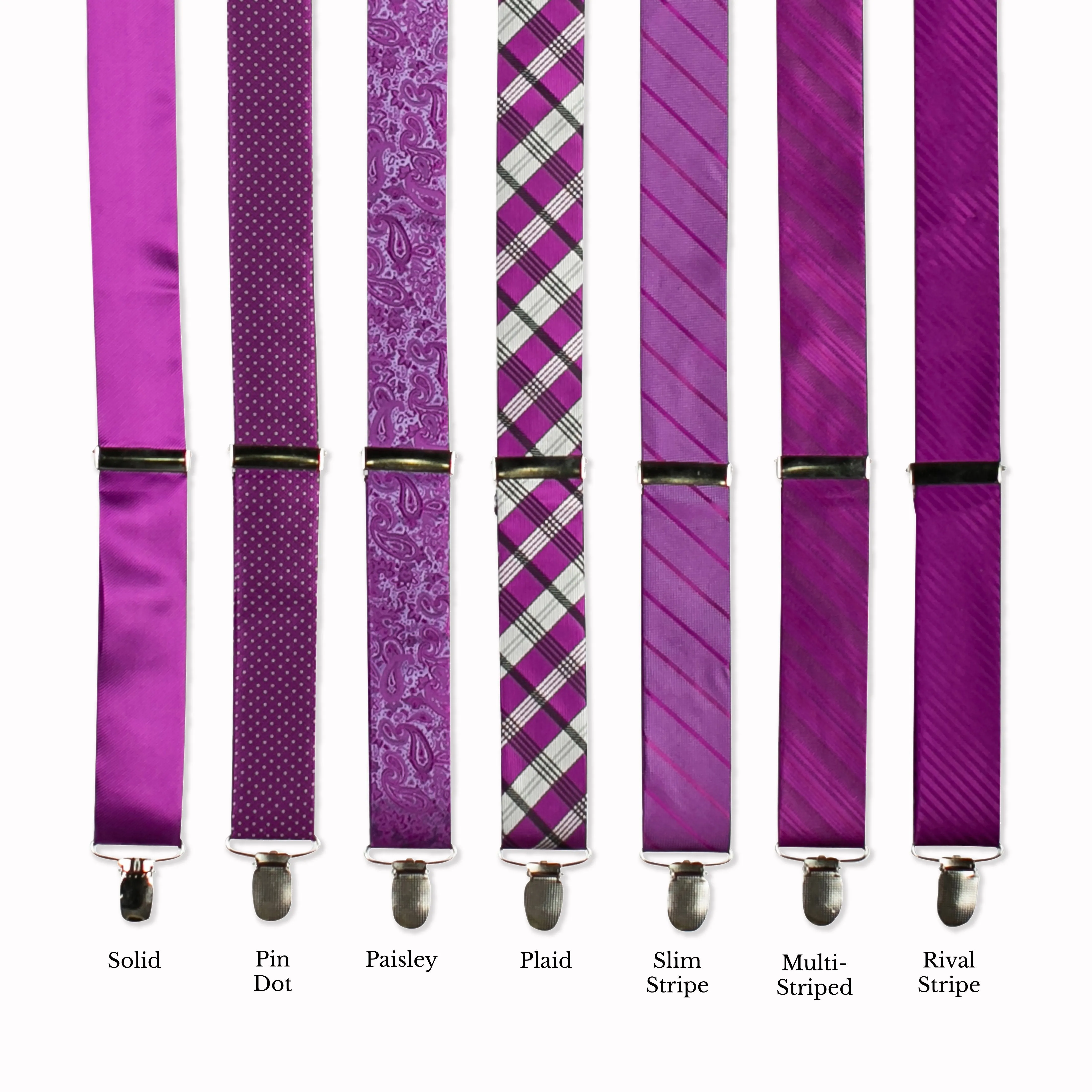 Classic Adjustable Suspenders - Fireweed
