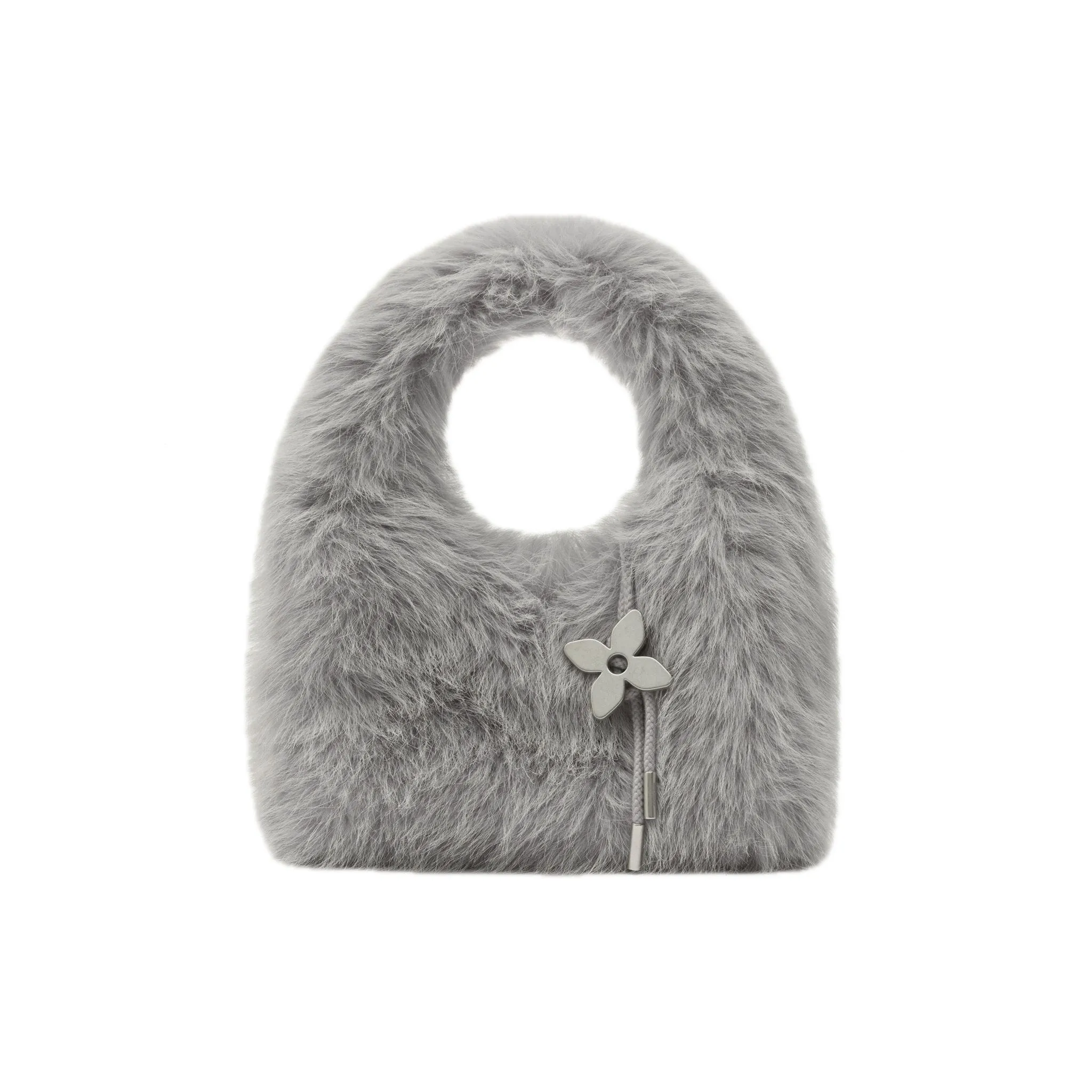 Compass Cobble Small Bag In Gray