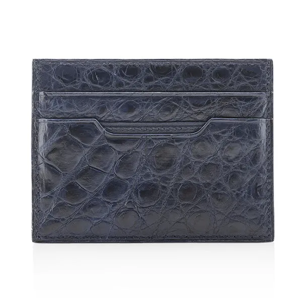 Crocodile Leather Card Holder