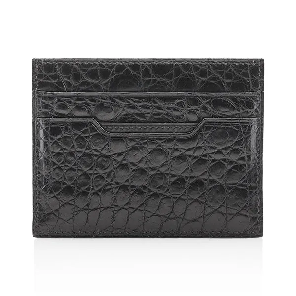 Crocodile Leather Card Holder