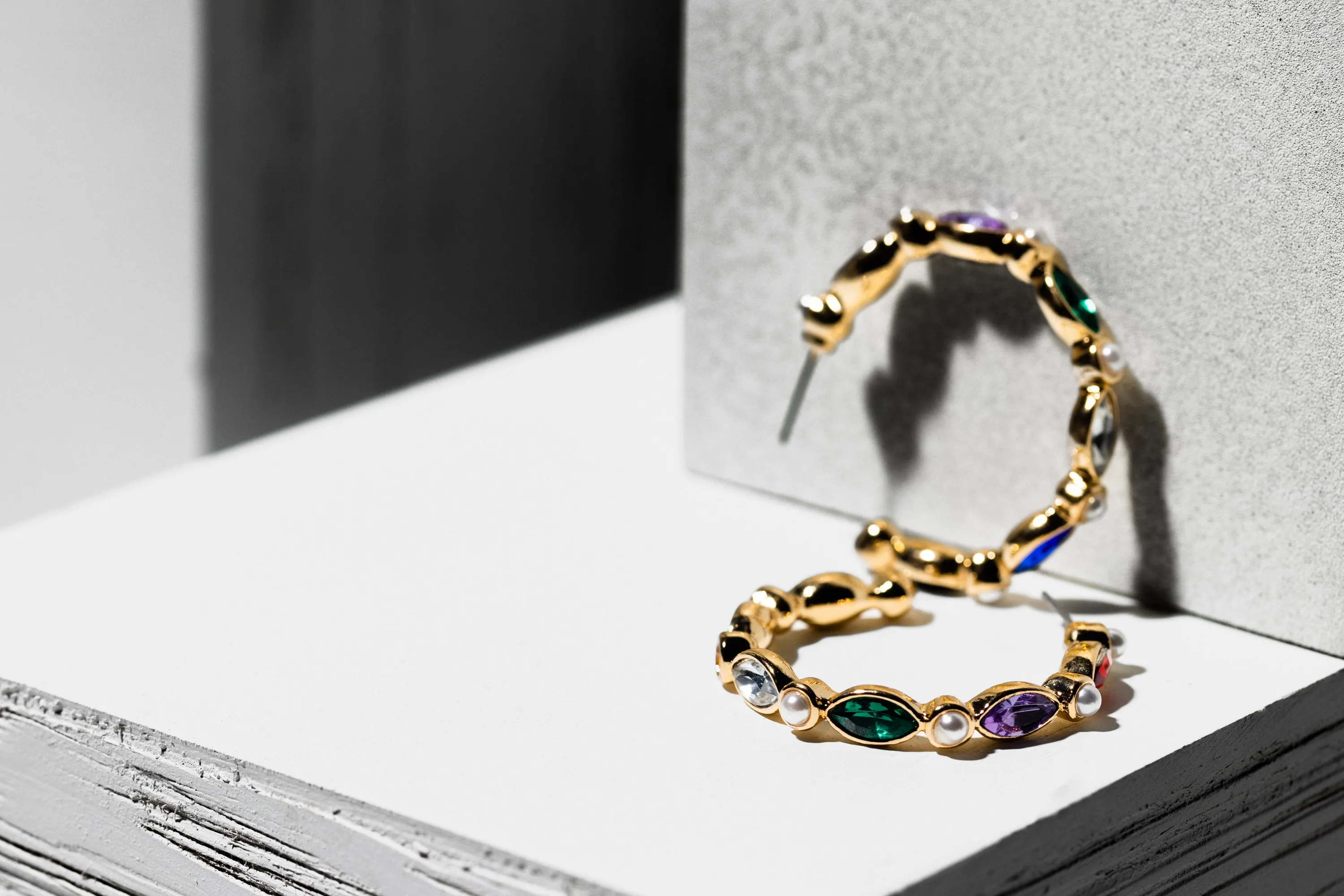 Crystal Rainbow hoop