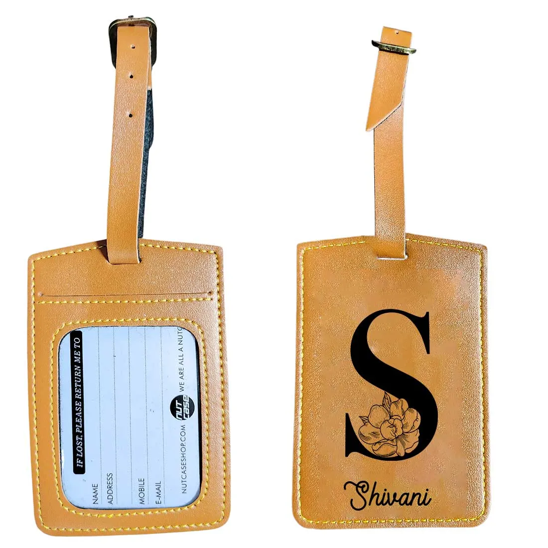 Custom Name on Passport Cover Holder Faux Leather Covers for Passports - Initial Name