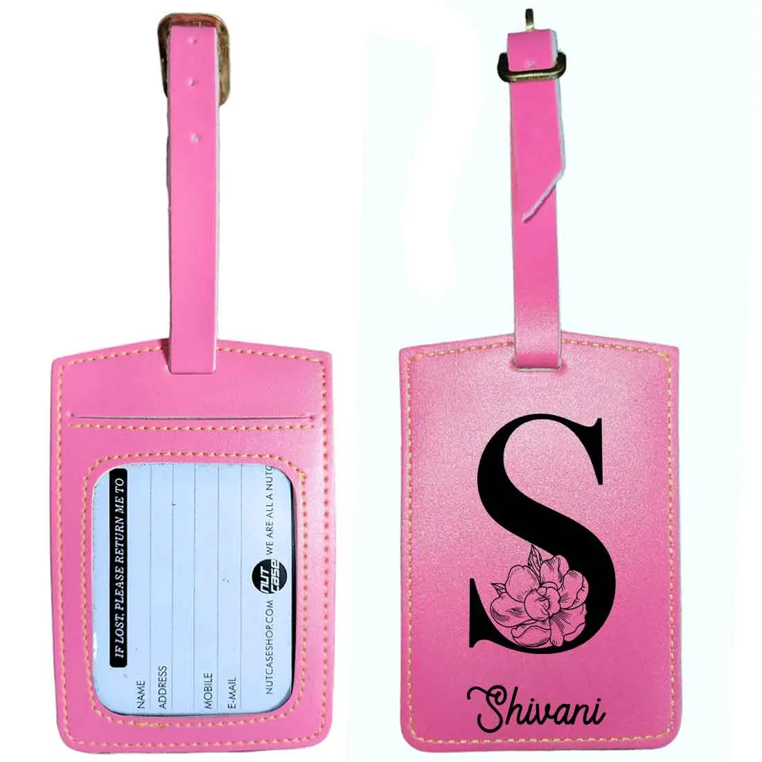 Custom Name on Passport Cover Holder Faux Leather Covers for Passports - Initial Name