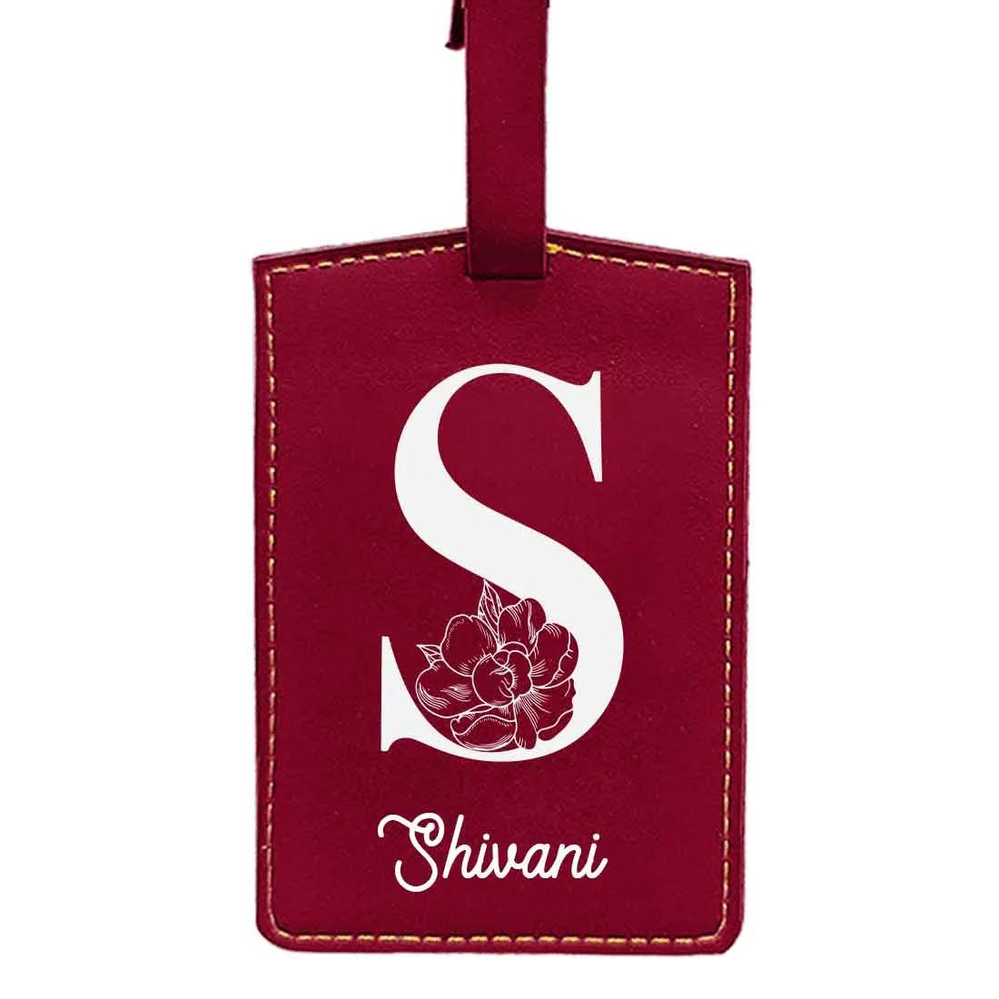 Custom Name on Passport Cover Holder Faux Leather Covers for Passports - Initial Name
