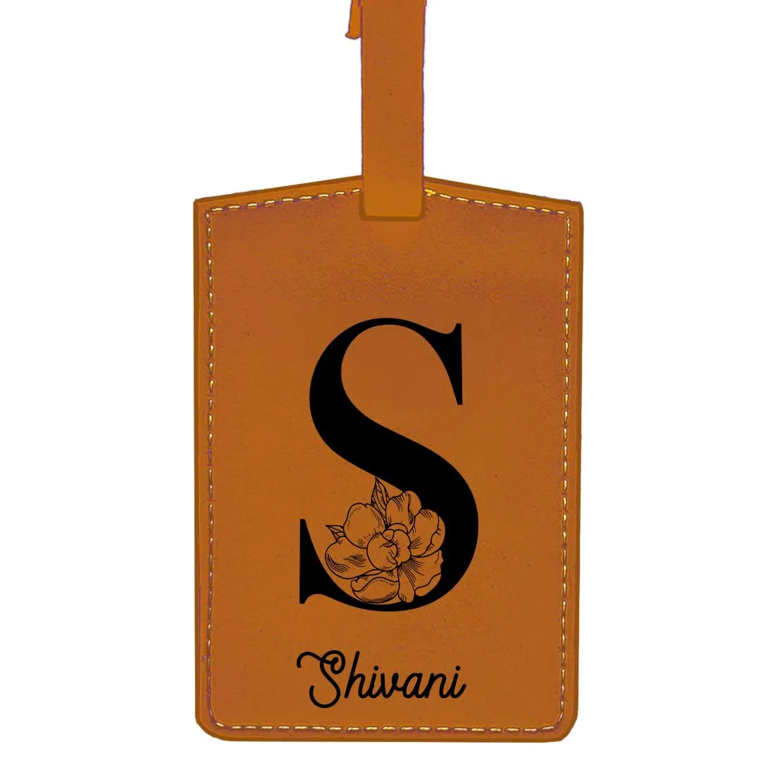 Custom Name on Passport Cover Holder Faux Leather Covers for Passports - Initial Name