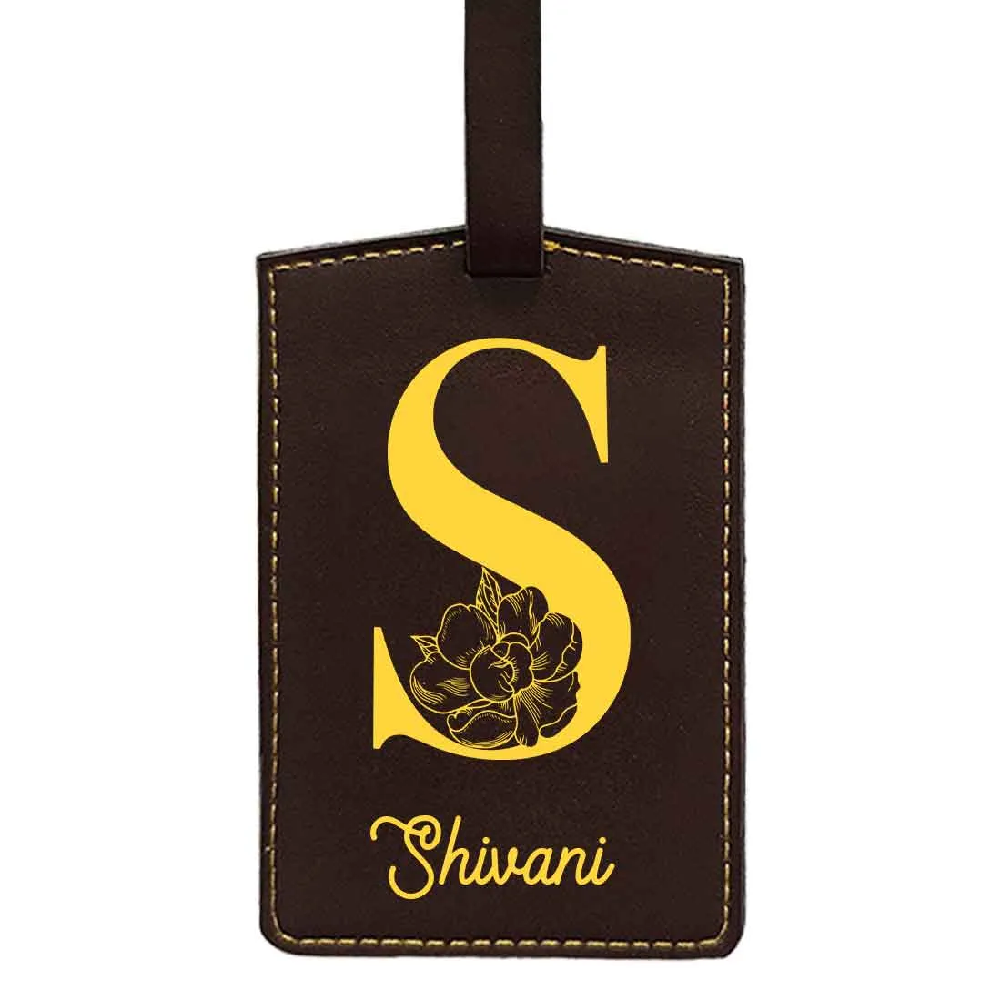 Custom Name on Passport Cover Holder Faux Leather Covers for Passports - Initial Name