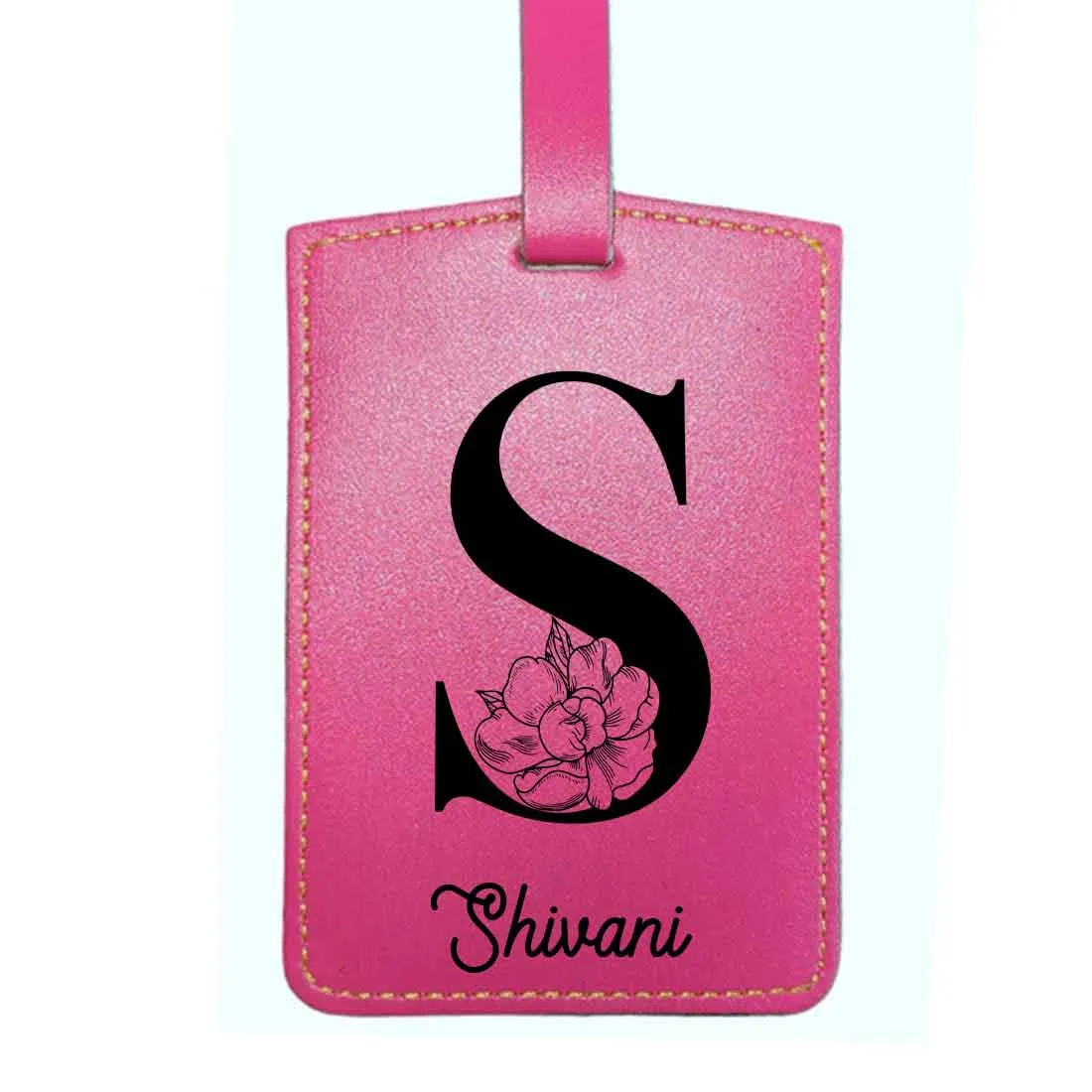 Custom Name on Passport Cover Holder Faux Leather Covers for Passports - Initial Name