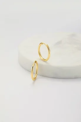 Delilah Hoop Medium - Gold