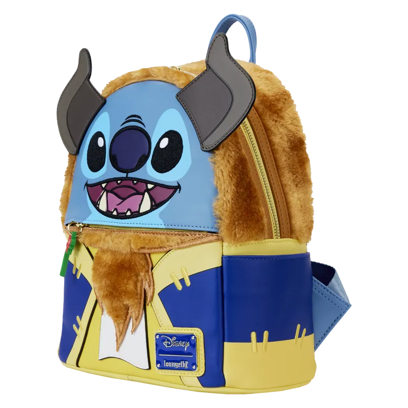Disney Mini Backpack Stitch in Beast Costume Cosplay Loungefly
