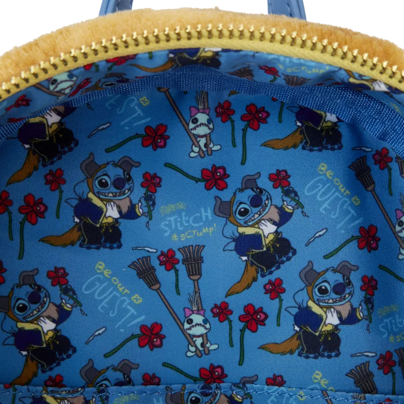 Disney Mini Backpack Stitch in Beast Costume Cosplay Loungefly