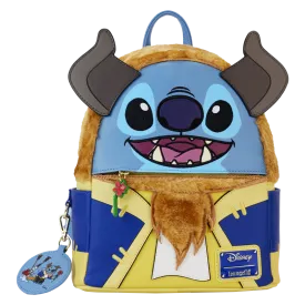 Disney Mini Backpack Stitch in Beast Costume Cosplay Loungefly