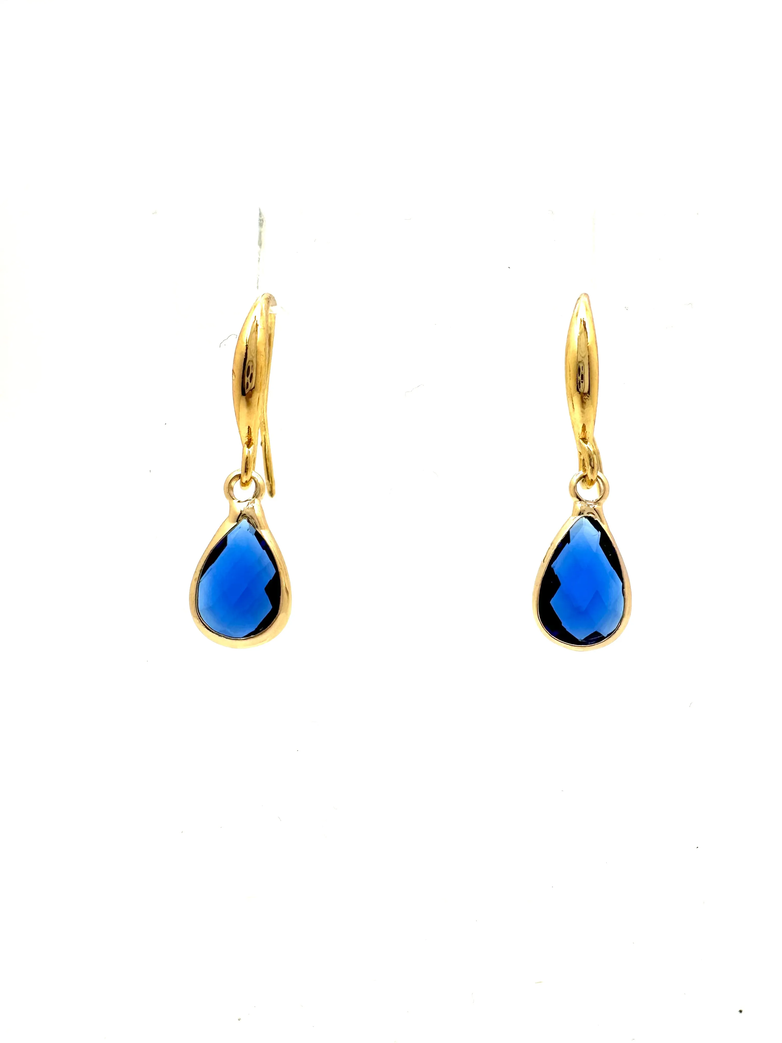 Faceted Drop Earrings