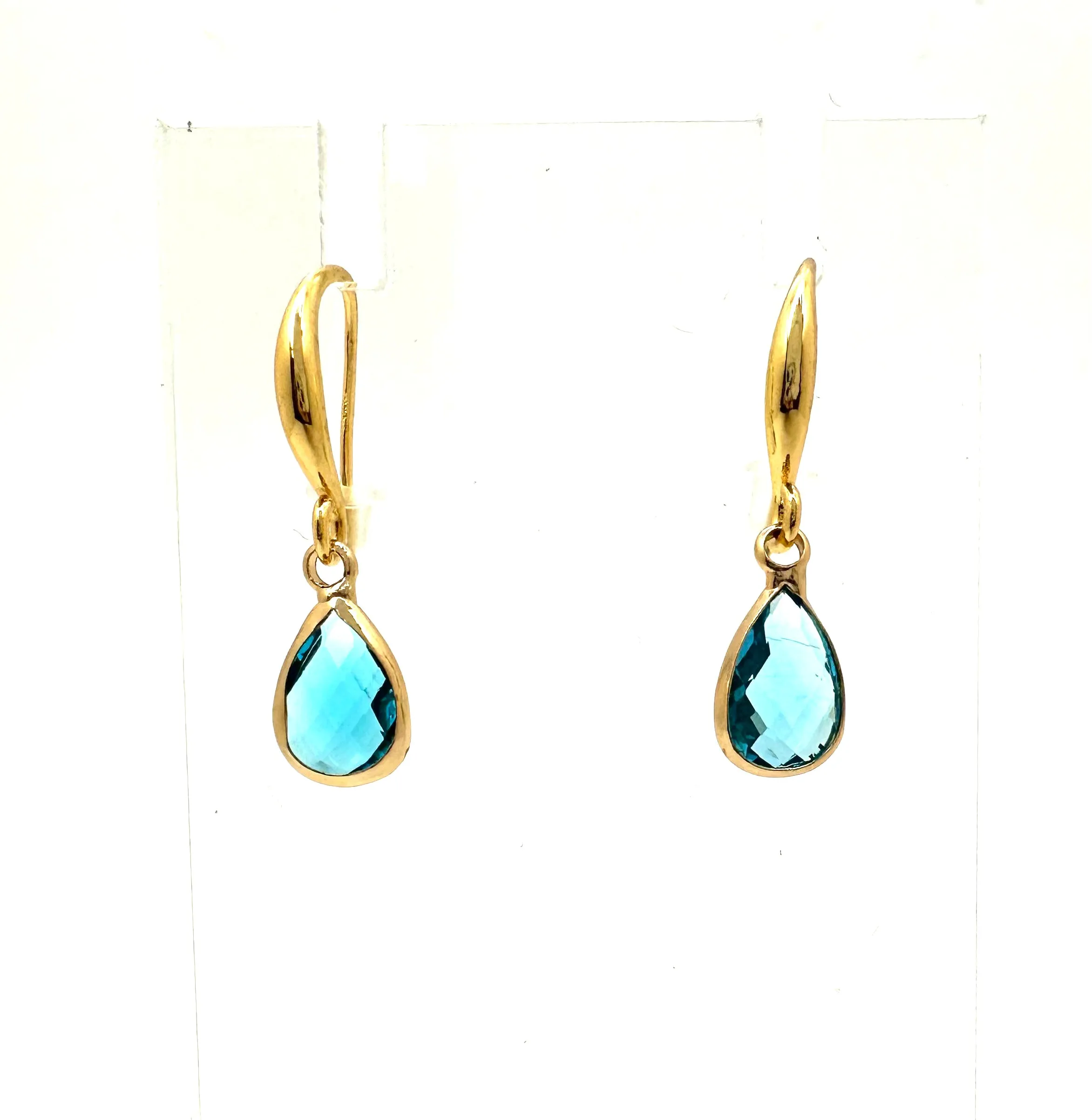 Faceted Drop Earrings