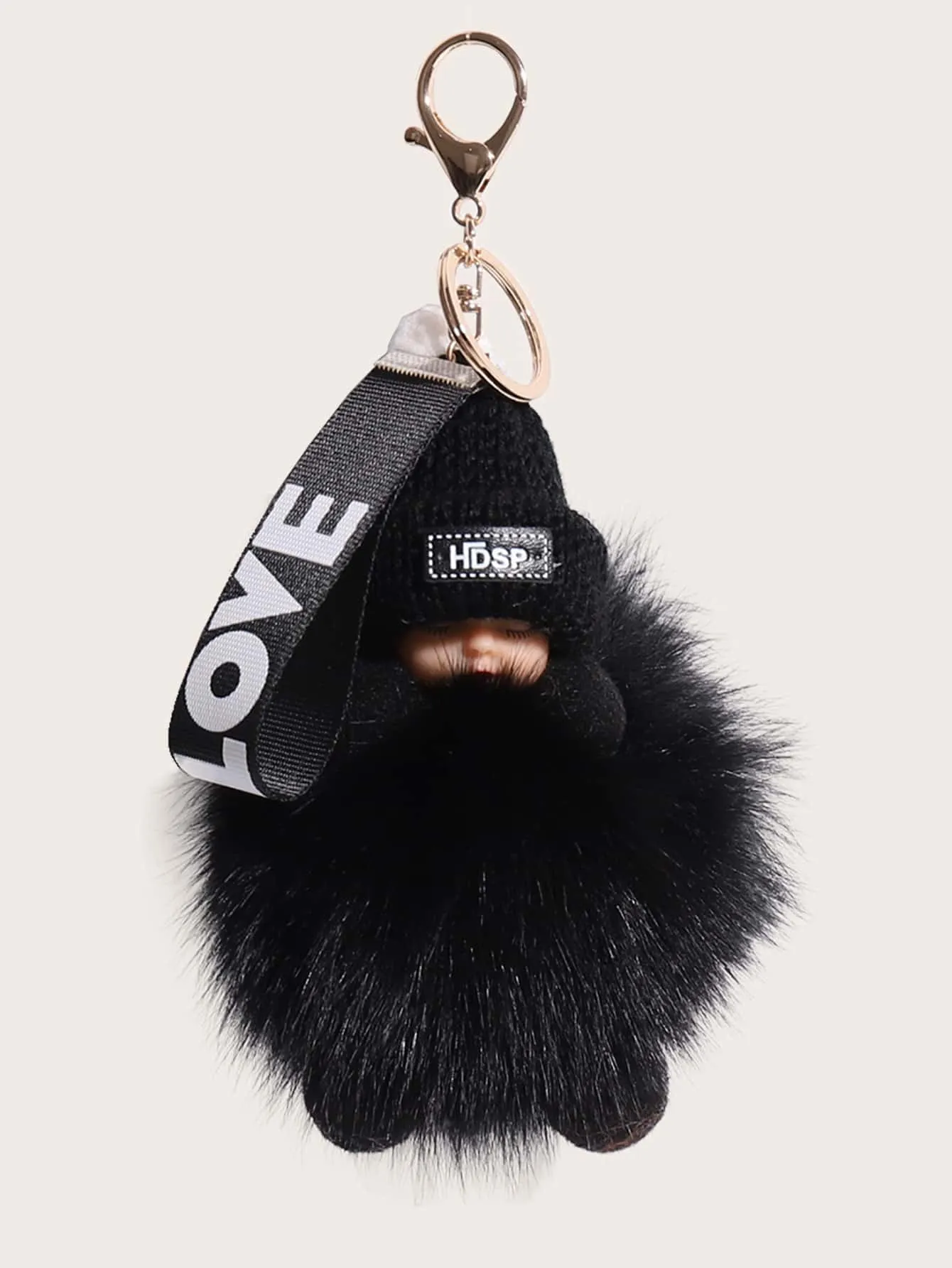 Figure Decor Fluffy Bag Charm