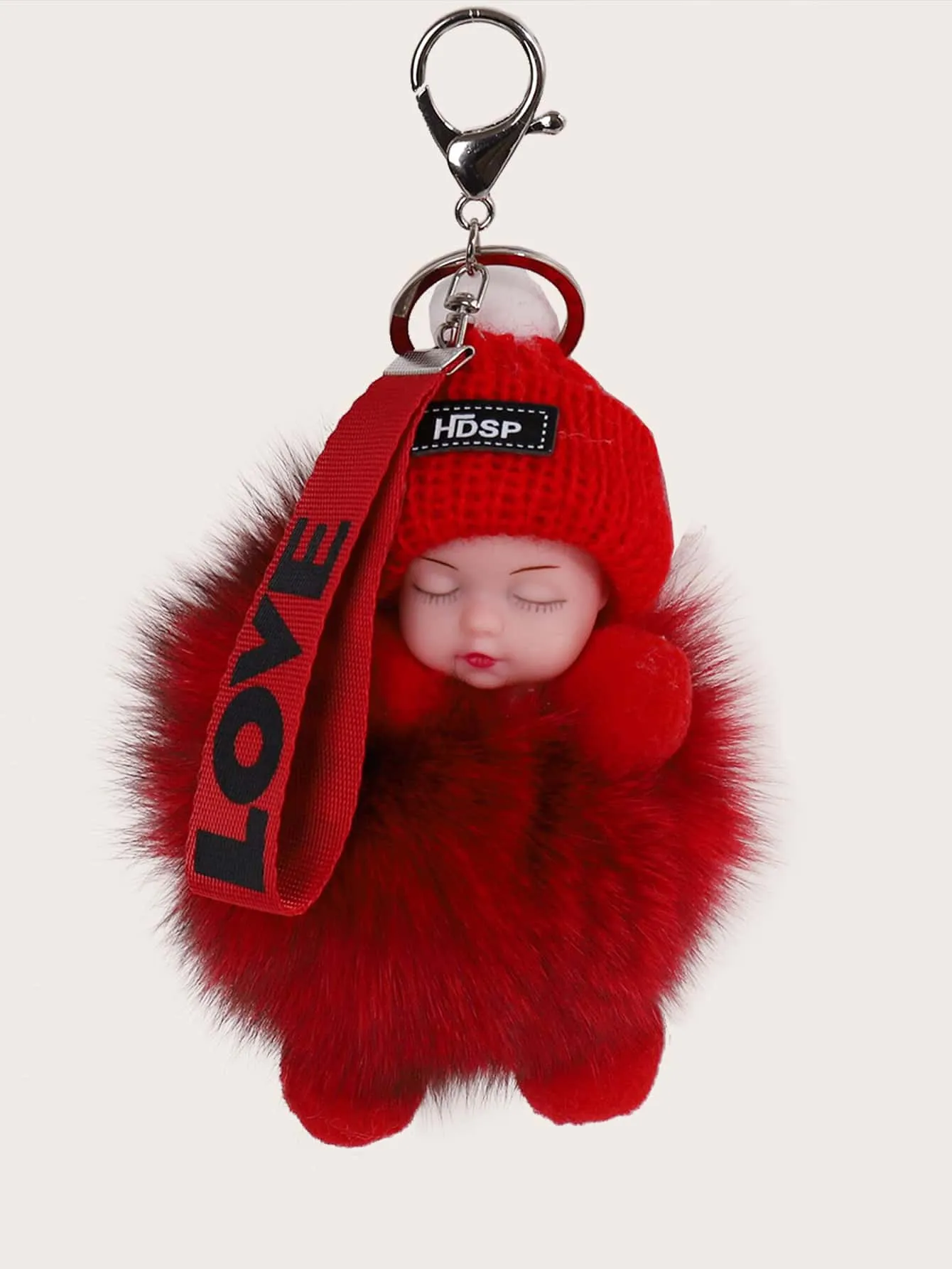 Figure Decor Fluffy Bag Charm
