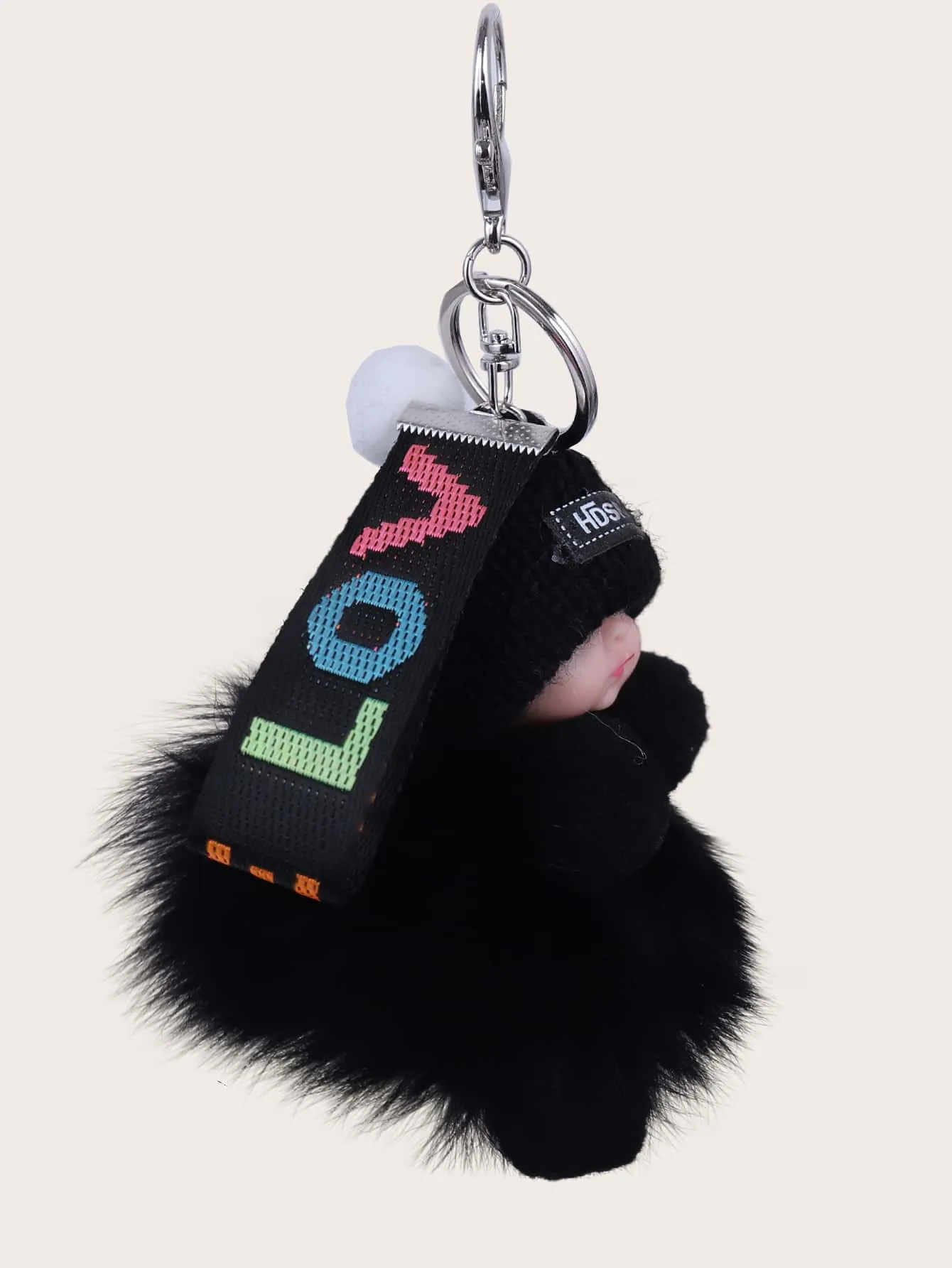 Figure Decor Fluffy Bag Charm