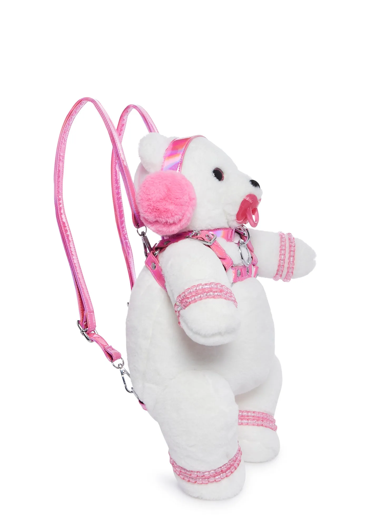 Frosty Cuddle Baby Bear Backpack