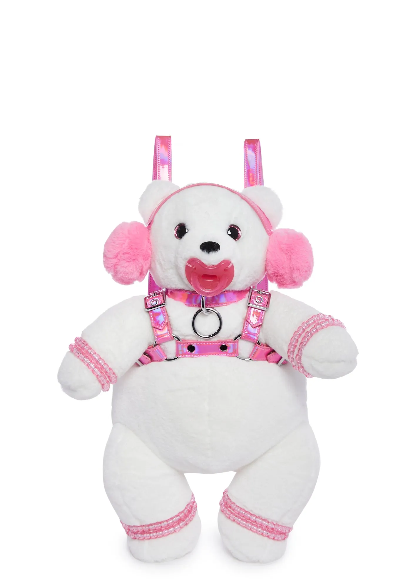 Frosty Cuddle Baby Bear Backpack