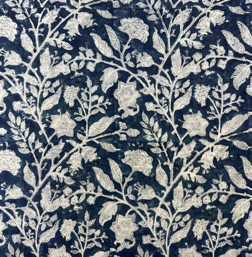 KK1476-40 Kalamkari Cotton Bandana ( 40" X 40")
