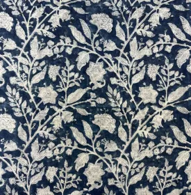 KK1476-40 Kalamkari Cotton Bandana ( 40" X 40")