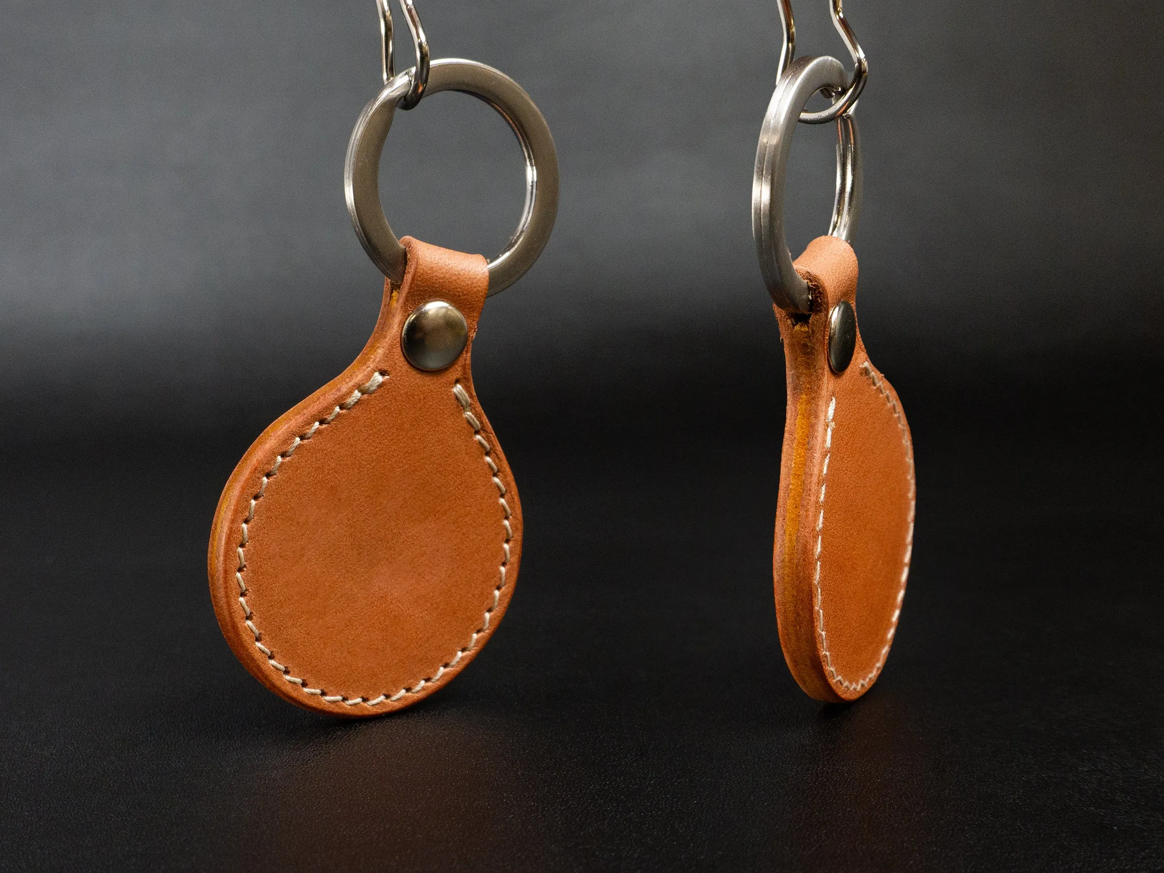 Leather Keychain [BW]