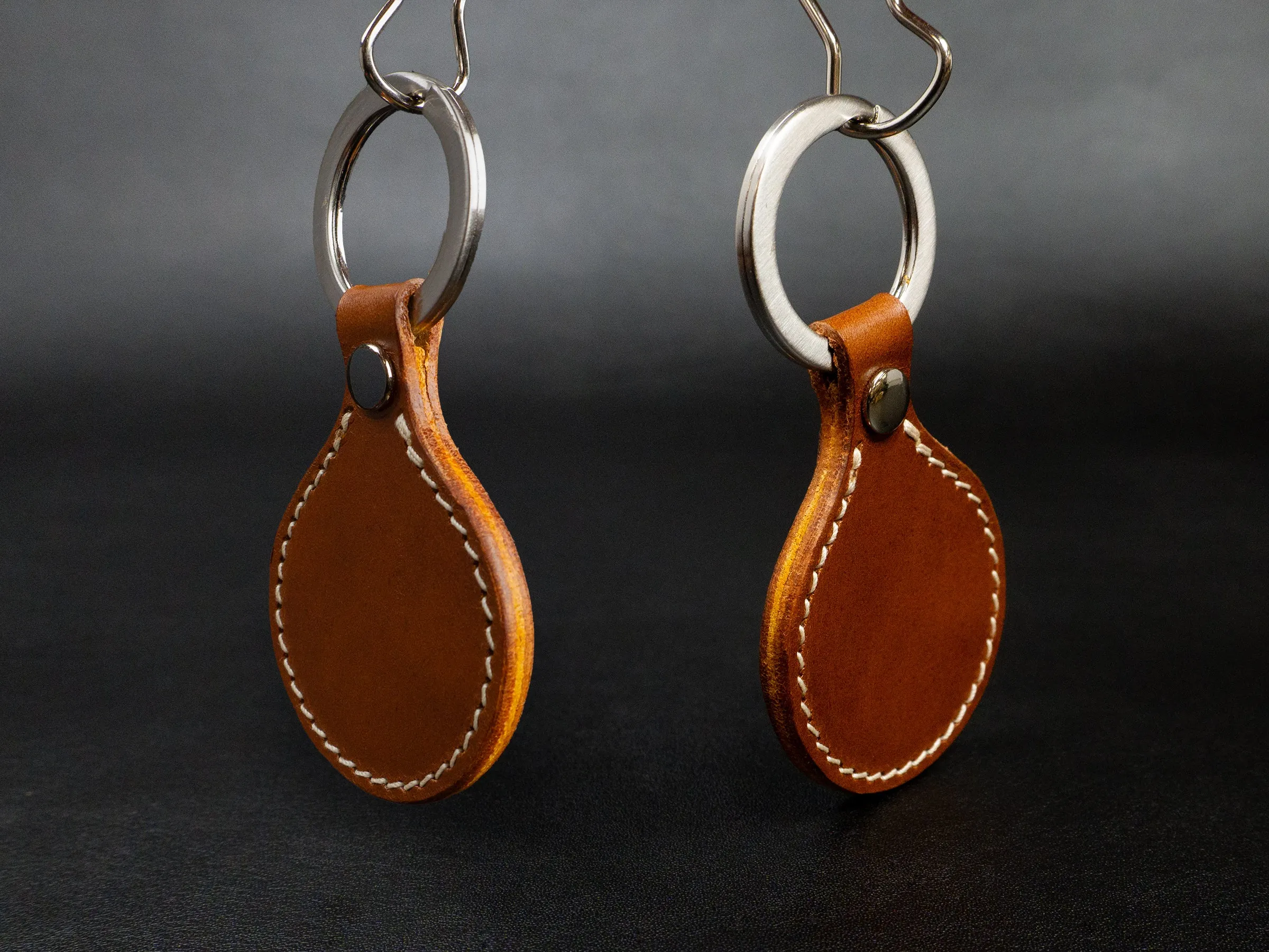 Leather Keychain [BW]