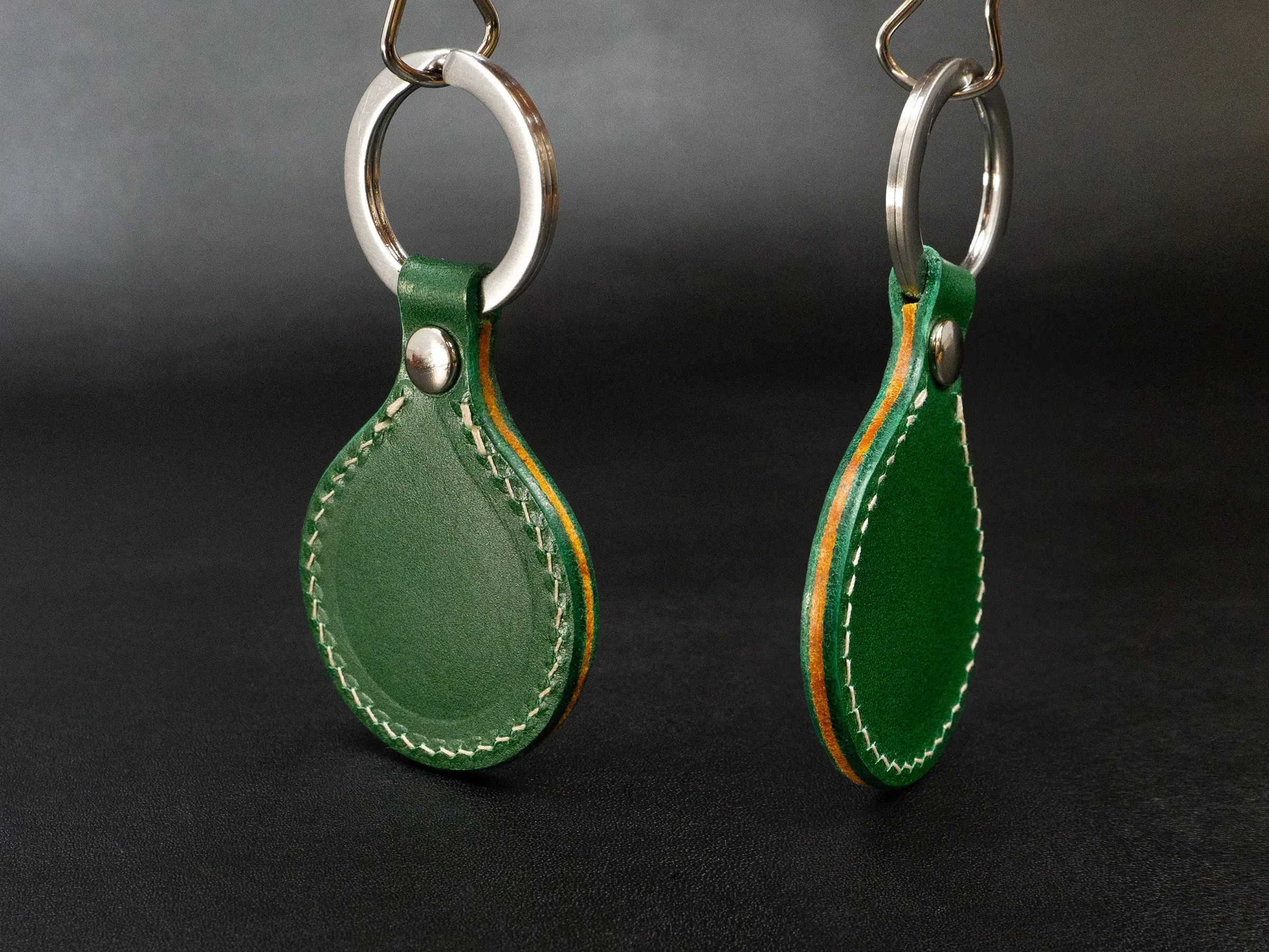 Leather Keychain [BW]