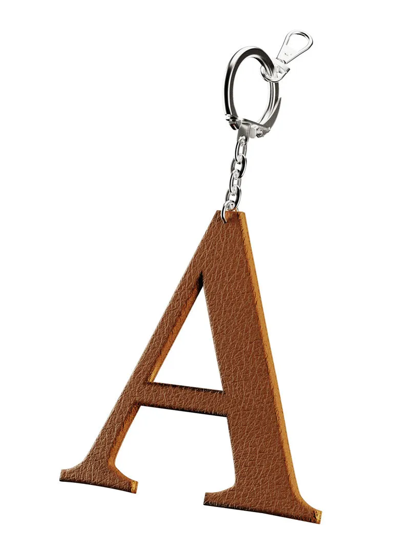 Leather Keychain Charm