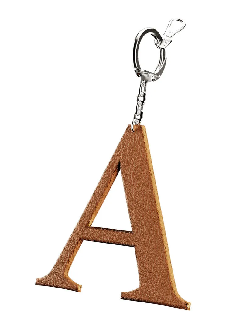 Leather Keychain Charm
