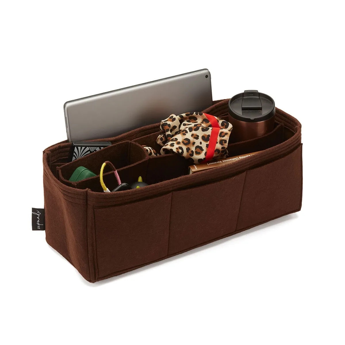 Louis Vuitton Speedy Organizer Insert, Bag Organizer with Middle Compartment and Exterior Pockets