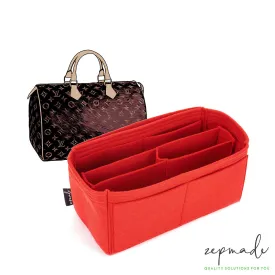 Louis Vuitton Speedy Organizer Insert, Bag Organizer with Middle Compartment and Exterior Pockets