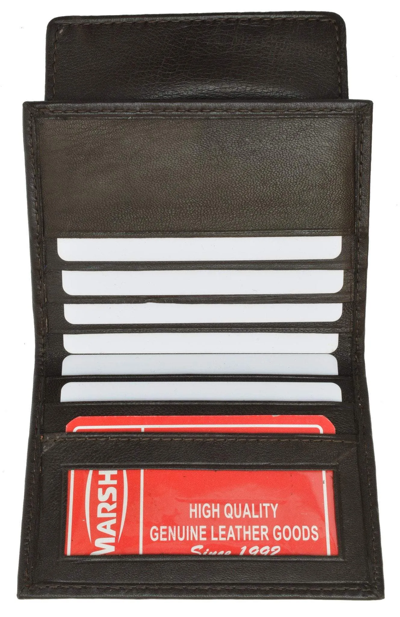 Mens Leather Lamb Mini Bifold Wallet Coin Pouch ID 79 (C)