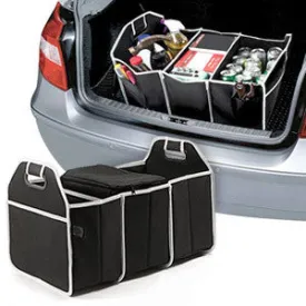 Mighty 3-Compartment Car Trunk Organizer with Cooler Bag