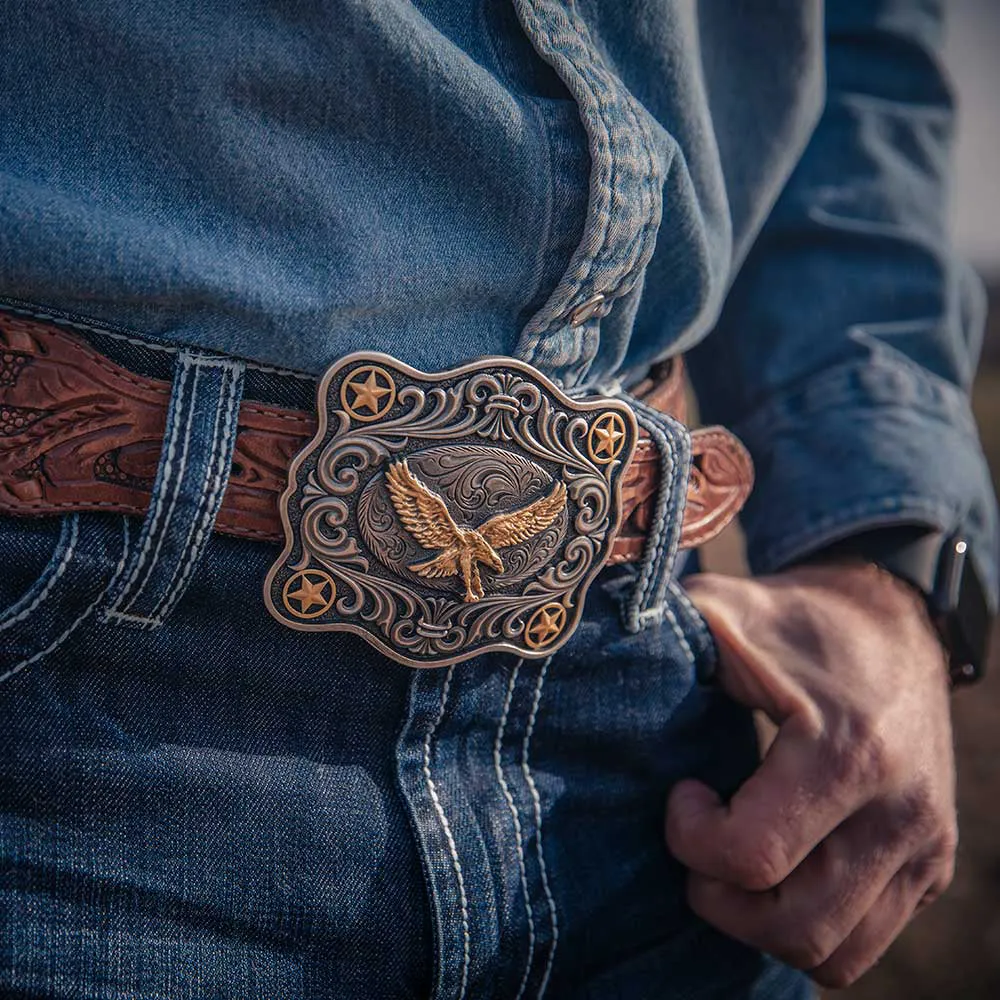 Montana Silversmith Soaring High American Eagle Attitude Buckle