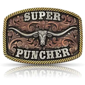 Montana Silversmiths Dale Brisby Super Puncher Longhorn Buckle