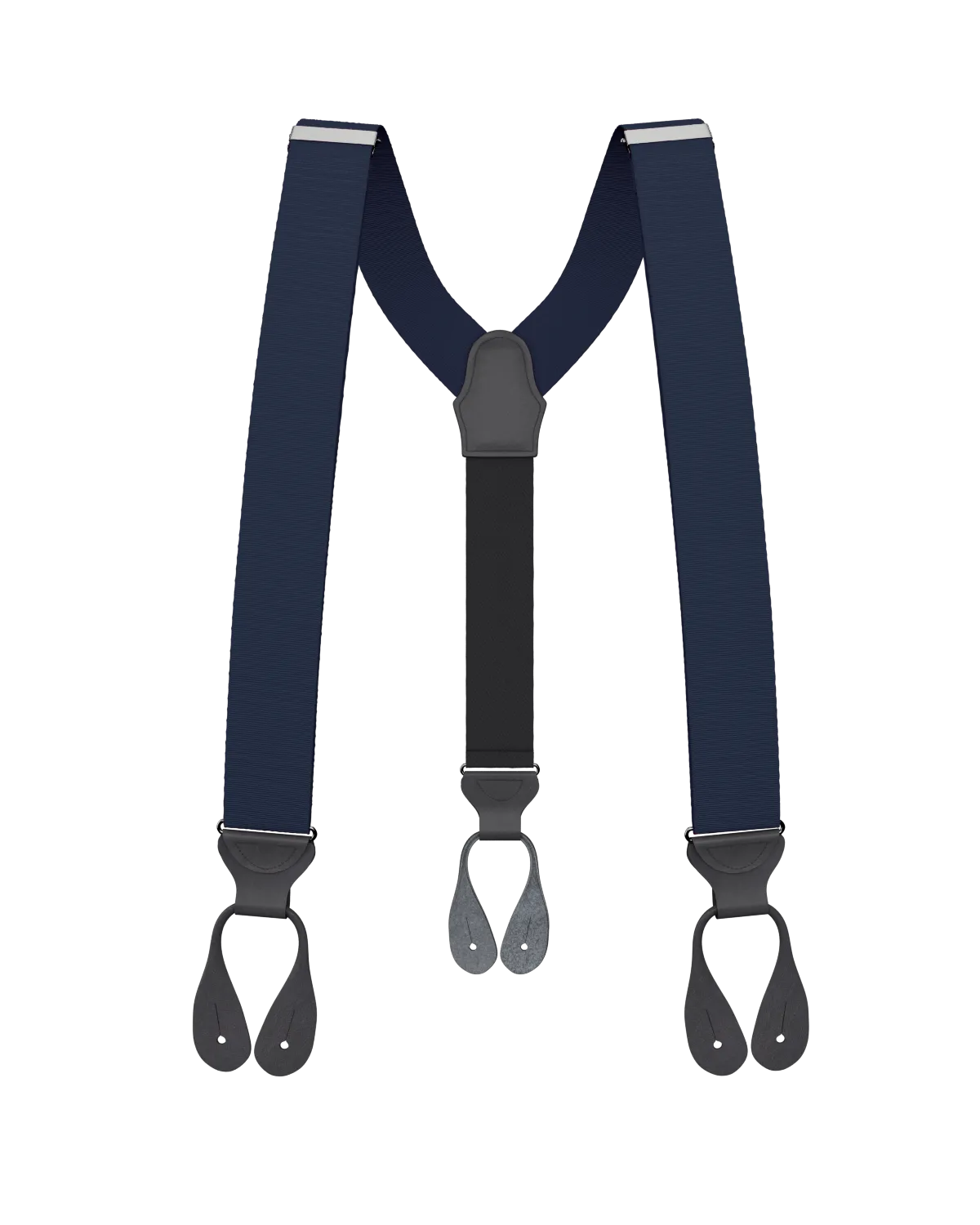 Navy Grosgrain Suspenders