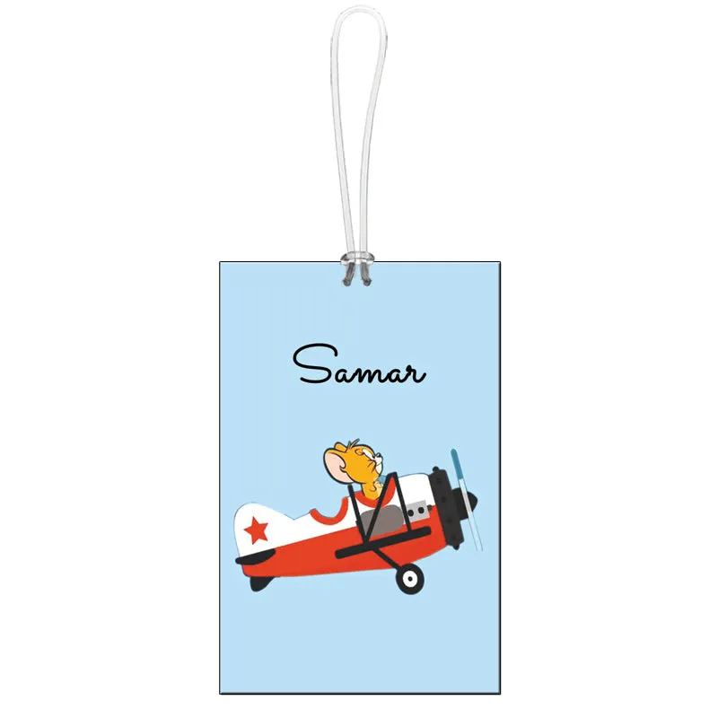 Passport Cover   Luggage Tag -  Helicopter,
