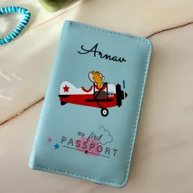 Passport Cover   Luggage Tag -  Helicopter,