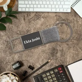 Personalized Jute Keychain for Colleagues - Jute