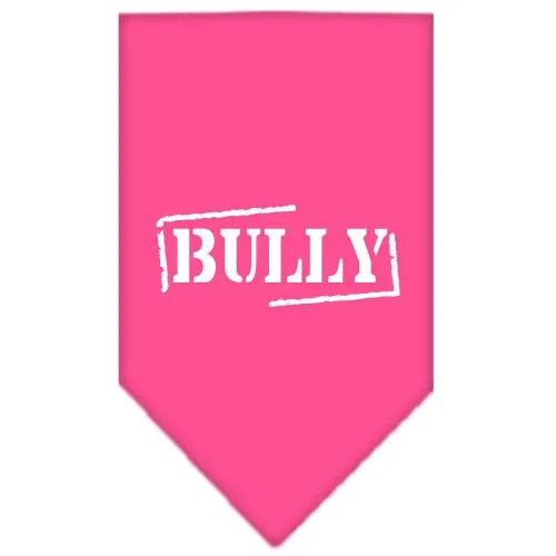 Pet and Dog Bandana Screen Printed, "Bully"