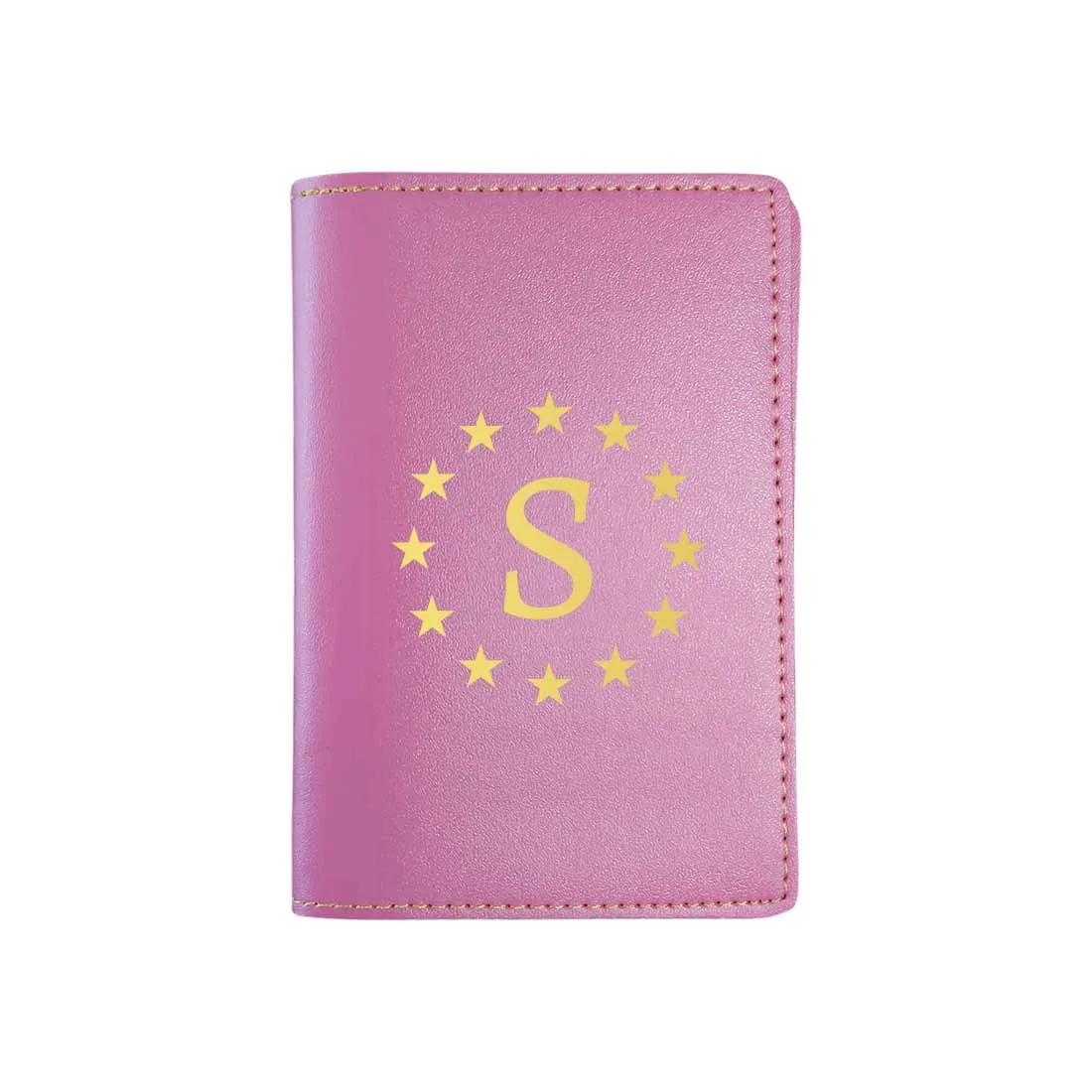 PU Leather Customized Travel Wallet Passport Holder for Men - Star